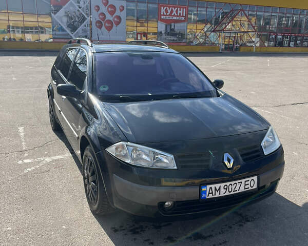 Чорний Рено Меган, об'ємом двигуна 2 л та пробігом 233 тис. км за 5500 $, фото 1 на Automoto.ua