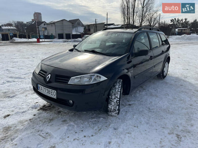 Черный Рено Меган, объемом двигателя 1.6 л и пробегом 161 тыс. км за 4850 $, фото 1 на Automoto.ua