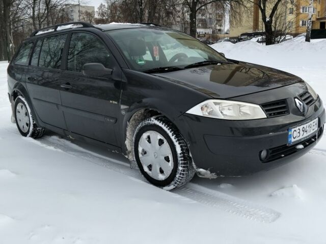 Черный Рено Меган, объемом двигателя 1.4 л и пробегом 177 тыс. км за 3850 $, фото 1 на Automoto.ua
