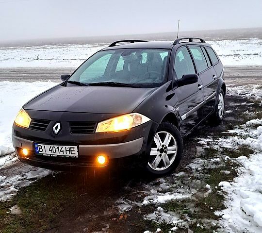 Чорний Рено Меган, об'ємом двигуна 1.6 л та пробігом 200 тис. км за 4600 $, фото 1 на Automoto.ua