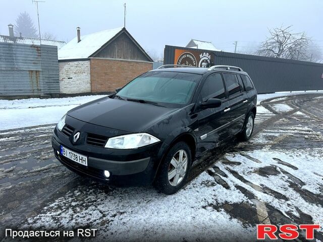 Чорний Рено Меган, об'ємом двигуна 1.5 л та пробігом 200 тис. км за 4500 $, фото 1 на Automoto.ua