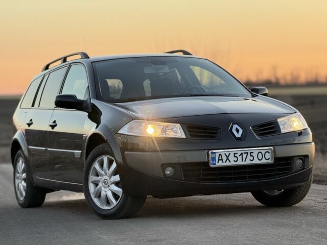 Черный Рено Меган, объемом двигателя 2 л и пробегом 200 тыс. км за 4350 $, фото 1 на Automoto.ua