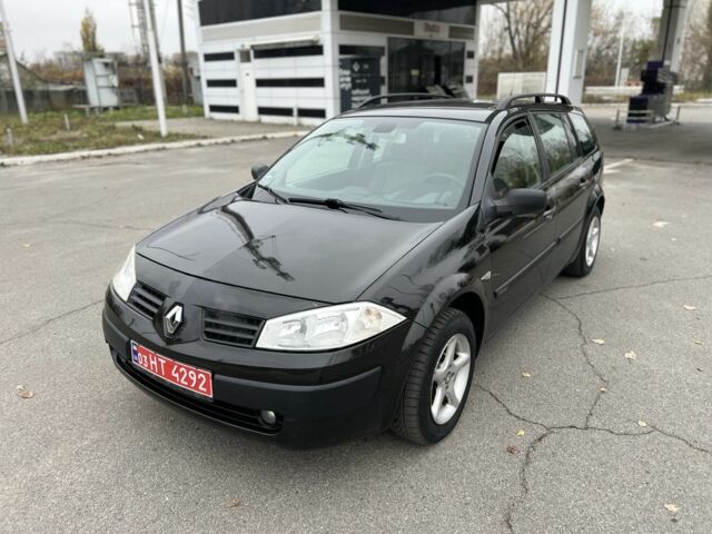 Черный Рено Меган, объемом двигателя 1.6 л и пробегом 204 тыс. км за 5199 $, фото 1 на Automoto.ua