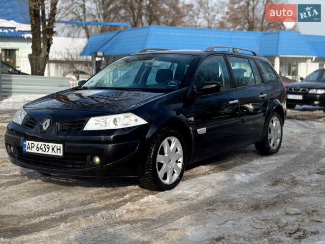 Черный Рено Меган, объемом двигателя 2 л и пробегом 158 тыс. км за 5500 $, фото 1 на Automoto.ua