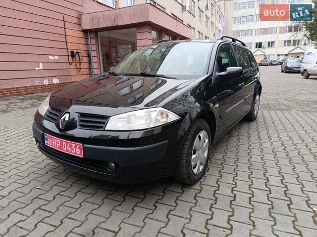 Черный Рено Меган, объемом двигателя 1.6 л и пробегом 223 тыс. км за 4399 $, фото 1 на Automoto.ua