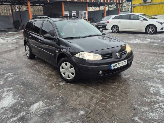 Черный Рено Меган, объемом двигателя 1.6 л и пробегом 258 тыс. км за 4600 $, фото 1 на Automoto.ua