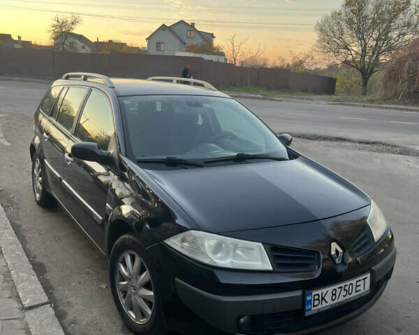 Черный Рено Меган, объемом двигателя 1.6 л и пробегом 264 тыс. км за 3700 $, фото 1 на Automoto.ua