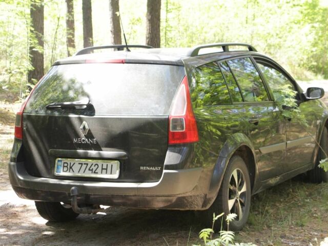 Черный Рено Меган, объемом двигателя 1.9 л и пробегом 407 тыс. км за 3999 $, фото 1 на Automoto.ua