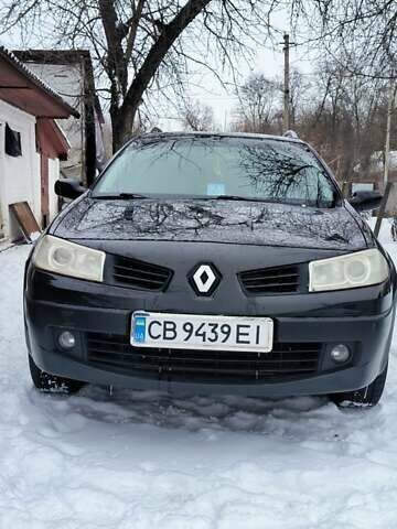 Черный Рено Меган, объемом двигателя 2 л и пробегом 188 тыс. км за 6050 $, фото 1 на Automoto.ua