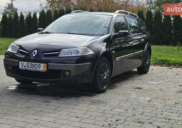 Черный Рено Меган, объемом двигателя 1.6 л и пробегом 199 тыс. км за 4850 $, фото 1 на Automoto.ua