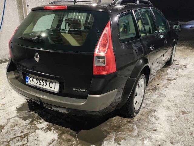 Черный Рено Меган, объемом двигателя 1.6 л и пробегом 354 тыс. км за 4000 $, фото 1 на Automoto.ua