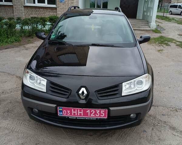Черный Рено Меган, объемом двигателя 1.6 л и пробегом 186 тыс. км за 5600 $, фото 1 на Automoto.ua