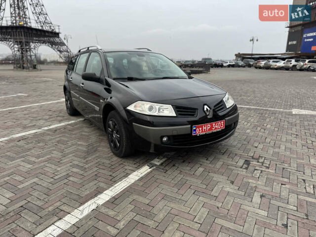 Черный Рено Меган, объемом двигателя 1.6 л и пробегом 160 тыс. км за 5850 $, фото 1 на Automoto.ua