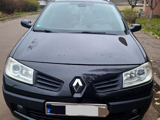 Черный Рено Меган, объемом двигателя 1.6 л и пробегом 215 тыс. км за 5700 $, фото 1 на Automoto.ua