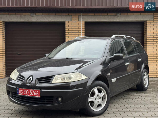 Черный Рено Меган, объемом двигателя 1.6 л и пробегом 203 тыс. км за 4850 $, фото 1 на Automoto.ua