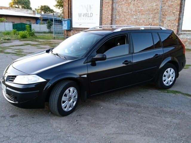 Черный Рено Меган, объемом двигателя 1.6 л и пробегом 185 тыс. км за 5300 $, фото 1 на Automoto.ua