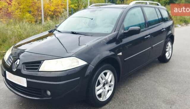 Черный Рено Меган, объемом двигателя 1.6 л и пробегом 263 тыс. км за 4700 $, фото 1 на Automoto.ua