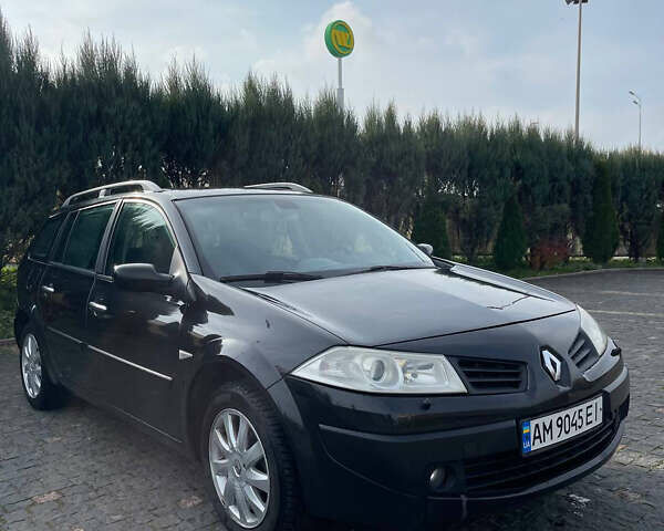 Черный Рено Меган, объемом двигателя 1.6 л и пробегом 235 тыс. км за 4200 $, фото 1 на Automoto.ua