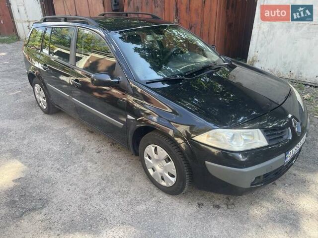 Черный Рено Меган, объемом двигателя 1.6 л и пробегом 210 тыс. км за 5500 $, фото 1 на Automoto.ua