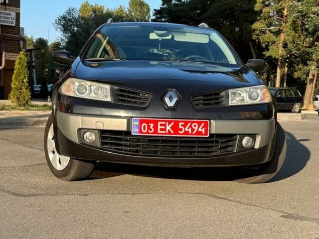 Черный Рено Меган, объемом двигателя 1.6 л и пробегом 264 тыс. км за 5300 $, фото 1 на Automoto.ua