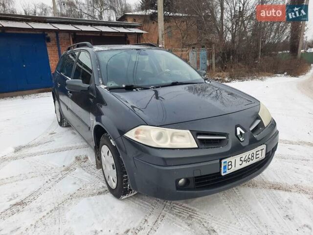 Черный Рено Меган, объемом двигателя 1.6 л и пробегом 200 тыс. км за 5800 $, фото 1 на Automoto.ua