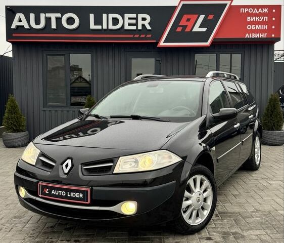 Черный Рено Меган, объемом двигателя 1.6 л и пробегом 160 тыс. км за 6300 $, фото 1 на Automoto.ua