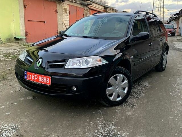 Черный Рено Меган, объемом двигателя 1.6 л и пробегом 185 тыс. км за 6199 $, фото 1 на Automoto.ua
