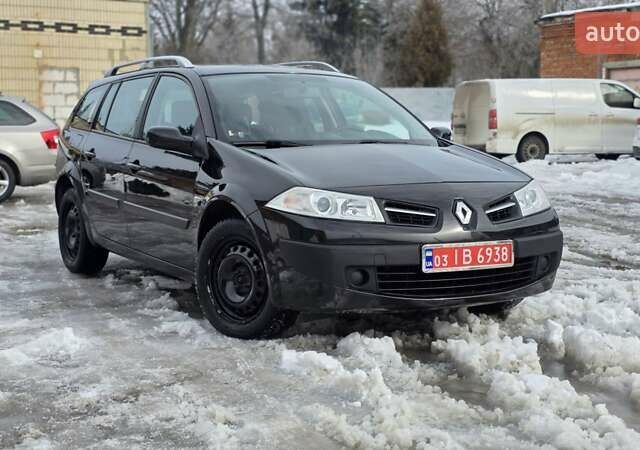 Черный Рено Меган, объемом двигателя 2 л и пробегом 189 тыс. км за 6200 $, фото 1 на Automoto.ua