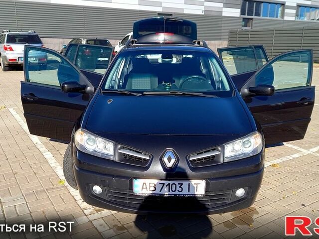 Черный Рено Меган, объемом двигателя 1.6 л и пробегом 206 тыс. км за 5999 $, фото 1 на Automoto.ua