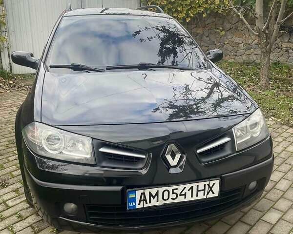 Черный Рено Меган, объемом двигателя 1.6 л и пробегом 196 тыс. км за 5950 $, фото 1 на Automoto.ua