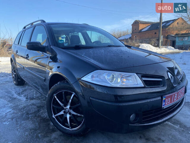Черный Рено Меган, объемом двигателя 1.6 л и пробегом 201 тыс. км за 6100 $, фото 1 на Automoto.ua