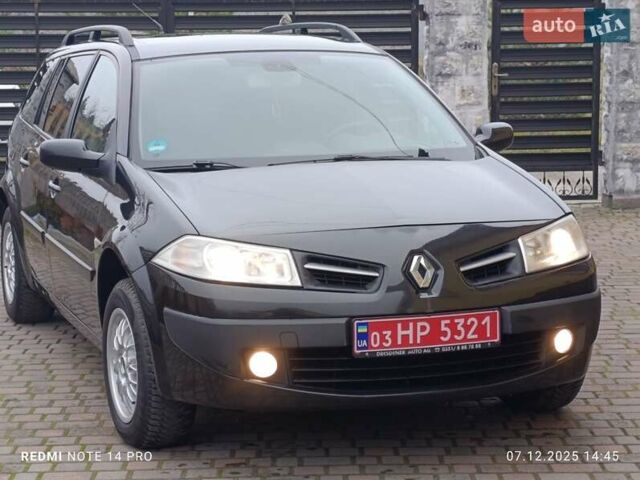 Черный Рено Меган, объемом двигателя 1.6 л и пробегом 219 тыс. км за 4650 $, фото 1 на Automoto.ua