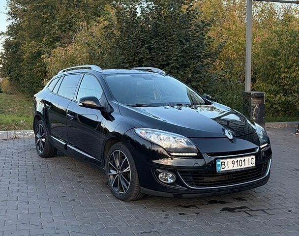 Черный Рено Меган, объемом двигателя 1.6 л и пробегом 188 тыс. км за 9200 $, фото 1 на Automoto.ua