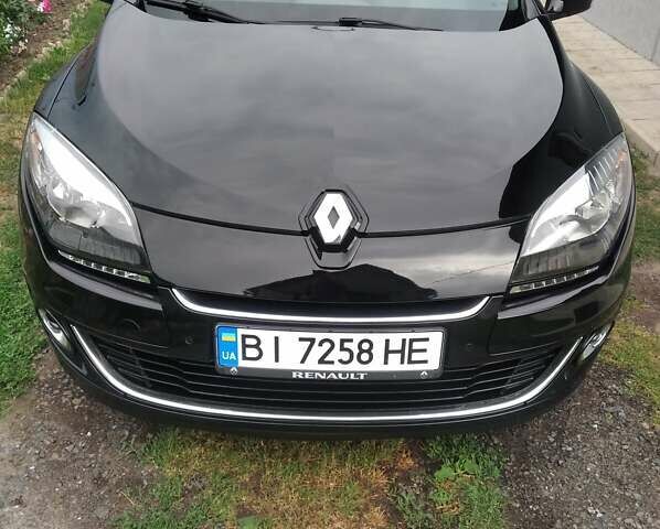 Черный Рено Меган, объемом двигателя 1.46 л и пробегом 189 тыс. км за 9300 $, фото 1 на Automoto.ua