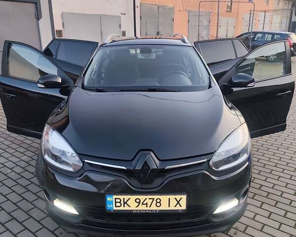 Черный Рено Меган, объемом двигателя 1.5 л и пробегом 283 тыс. км за 8400 $, фото 1 на Automoto.ua