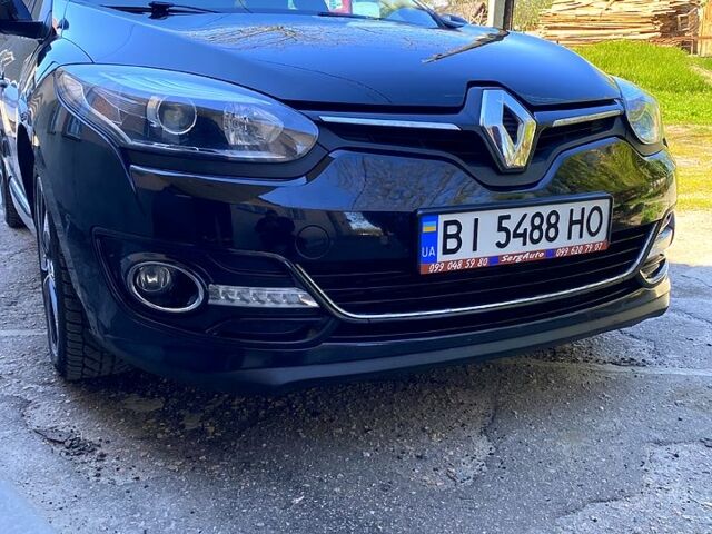 Черный Рено Меган, объемом двигателя 1.6 л и пробегом 165 тыс. км за 10700 $, фото 1 на Automoto.ua