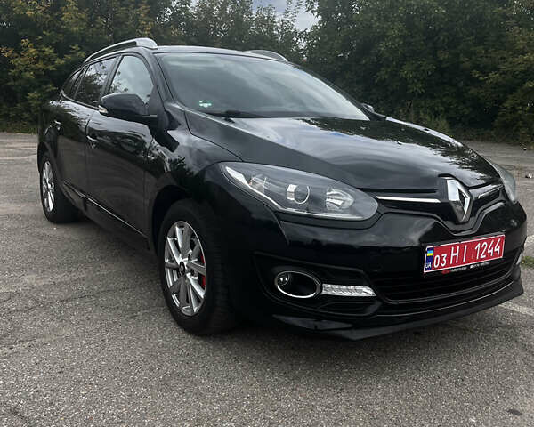 Черный Рено Меган, объемом двигателя 1.5 л и пробегом 254 тыс. км за 9550 $, фото 1 на Automoto.ua
