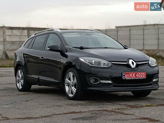 Черный Рено Меган, объемом двигателя 1.5 л и пробегом 242 тыс. км за 9500 $, фото 1 на Automoto.ua