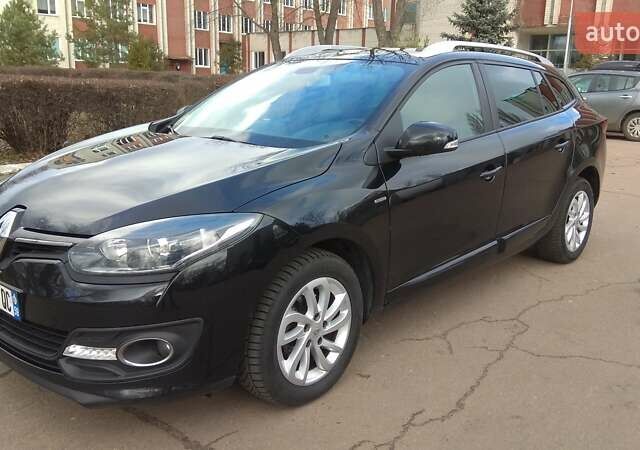 Черный Рено Меган, объемом двигателя 1.5 л и пробегом 200 тыс. км за 9200 $, фото 1 на Automoto.ua