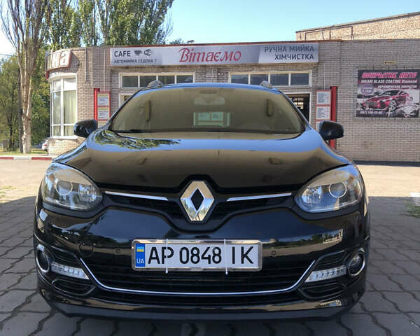 Черный Рено Меган, объемом двигателя 1.6 л и пробегом 198 тыс. км за 9500 $, фото 1 на Automoto.ua
