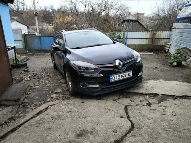 Черный Рено Меган, объемом двигателя 1.5 л и пробегом 160 тыс. км за 10000 $, фото 1 на Automoto.ua