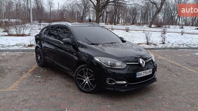 Черный Рено Меган, объемом двигателя 1.6 л и пробегом 187 тыс. км за 12300 $, фото 1 на Automoto.ua