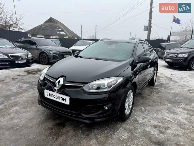 Черный Рено Меган, объемом двигателя 1.5 л и пробегом 200 тыс. км за 8499 $, фото 1 на Automoto.ua