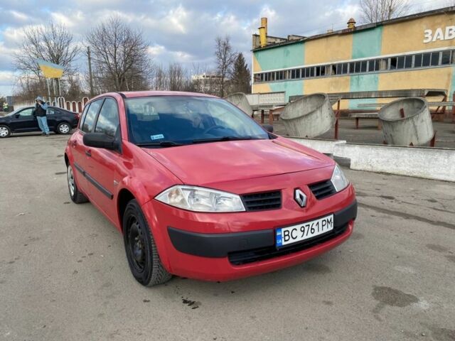 Красный Рено Меган, объемом двигателя 1.4 л и пробегом 287 тыс. км за 2500 $, фото 1 на Automoto.ua