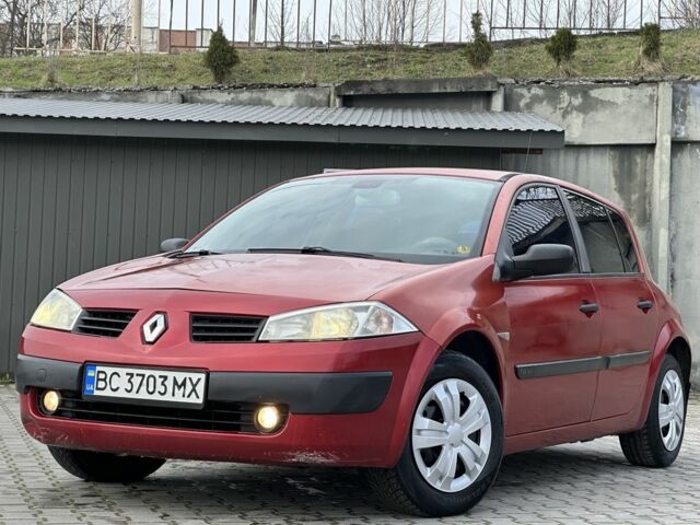 Красный Рено Меган, объемом двигателя 1.6 л и пробегом 320 тыс. км за 2650 $, фото 1 на Automoto.ua
