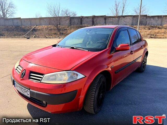 Красный Рено Меган, объемом двигателя 1.9 л и пробегом 168 тыс. км за 4250 $, фото 1 на Automoto.ua