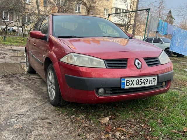 Красный Рено Меган, объемом двигателя 1.9 л и пробегом 237 тыс. км за 3000 $, фото 1 на Automoto.ua