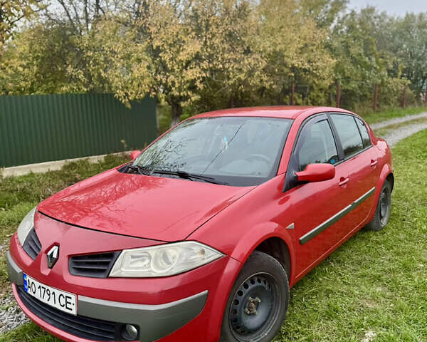 Красный Рено Меган, объемом двигателя 1.39 л и пробегом 286 тыс. км за 3800 $, фото 1 на Automoto.ua