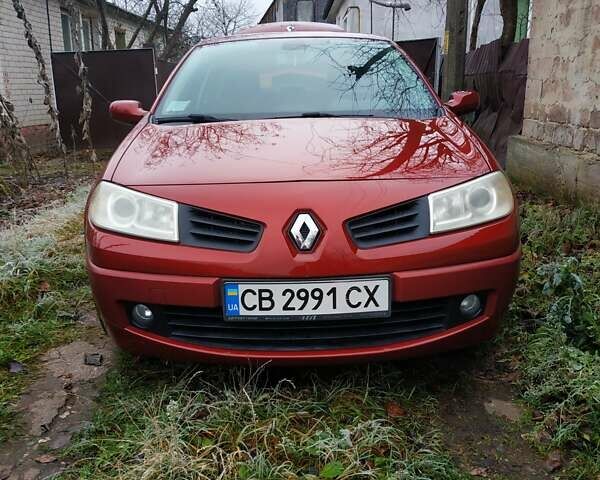 Красный Рено Меган, объемом двигателя 1.6 л и пробегом 160 тыс. км за 5700 $, фото 1 на Automoto.ua
