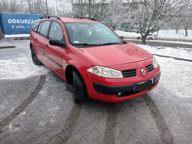 Красный Рено Меган, объемом двигателя 1 л и пробегом 309 тыс. км за 1600 $, фото 1 на Automoto.ua
